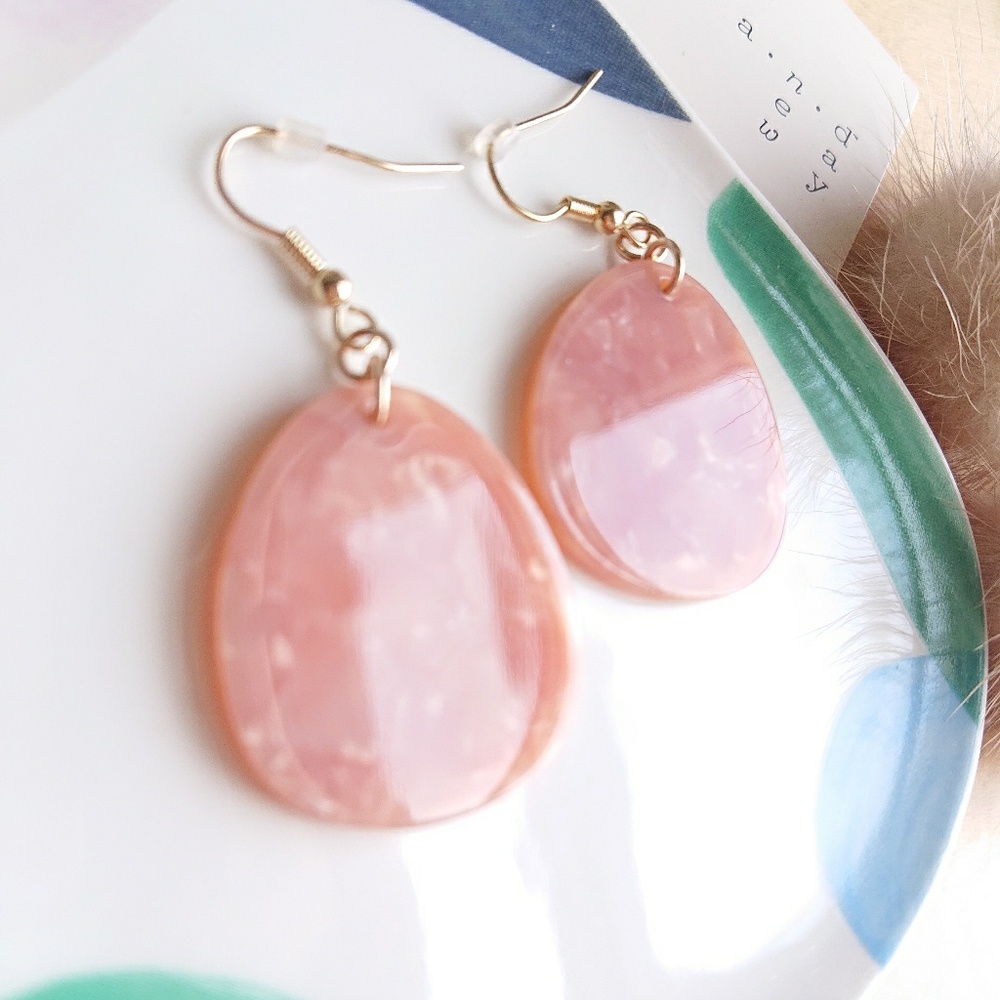 Last One⚡️Acrylic Drop Round Earrings - Picture 3 of 3